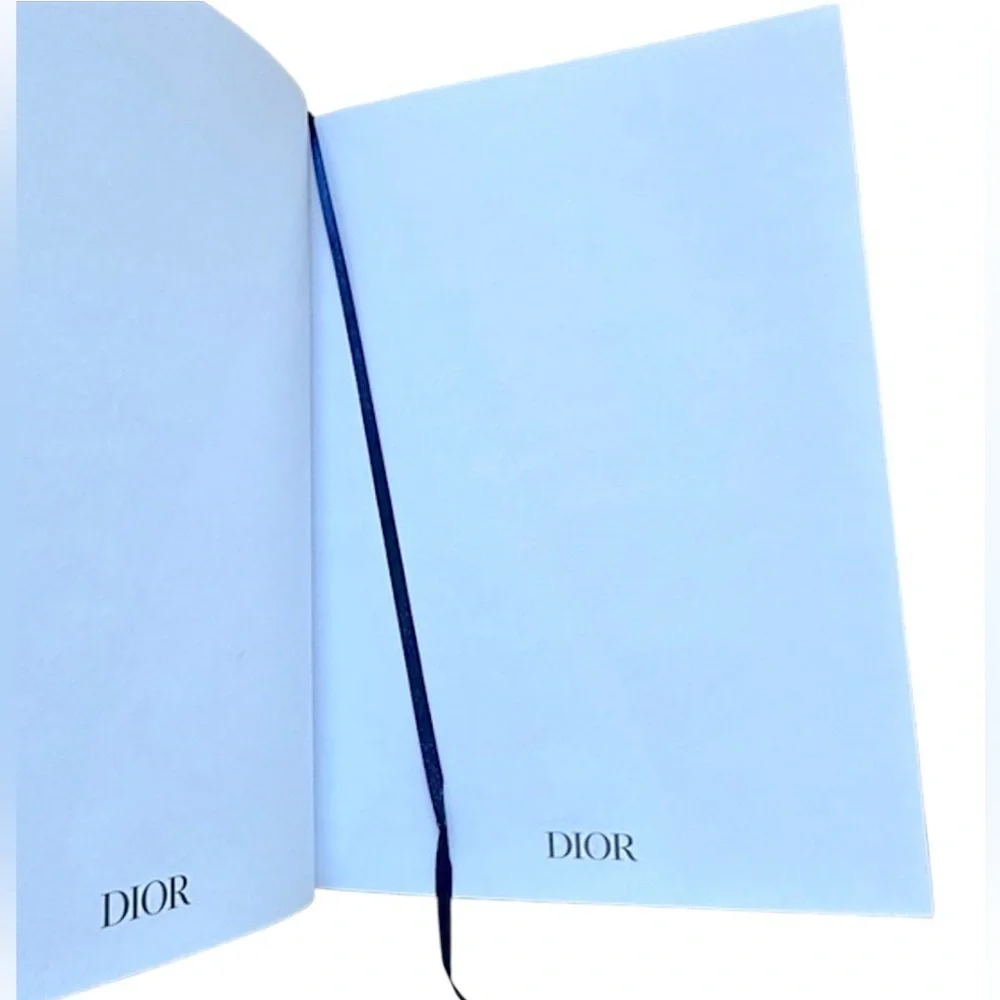 NWT Dior Blue and Gold Floral Botanical Journal - limited edition GWP item